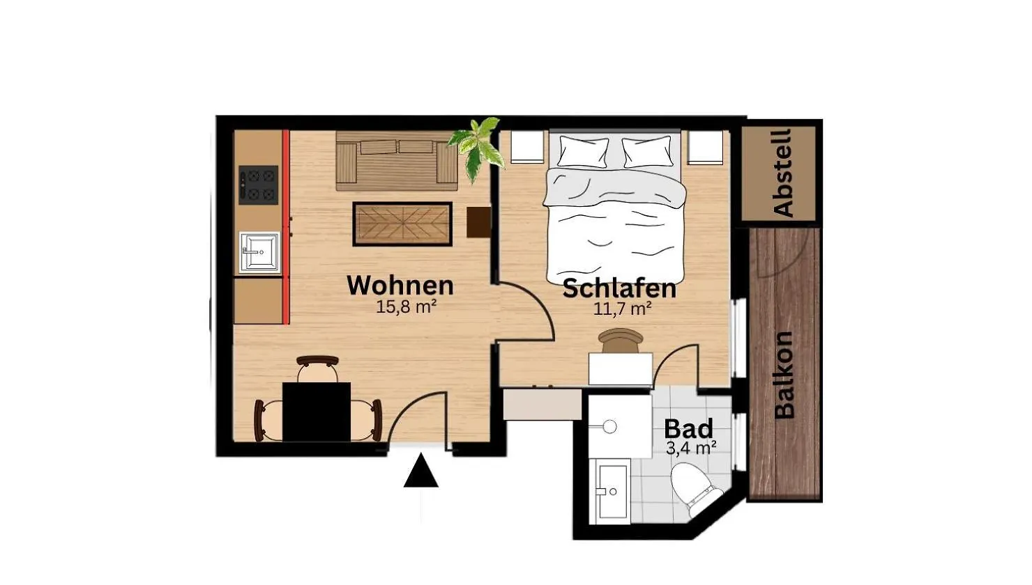 Lejlighed Ferienwohnung Am Muehlbach Kiefersfelden